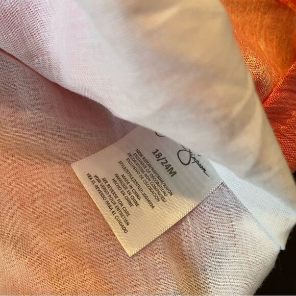 Baby Girl Jessica Simpson Pink Sleeveless Lace Stitch Dress Size 18-24M - Picture 5 of 8